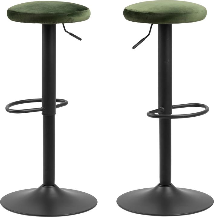 Black, Forest green