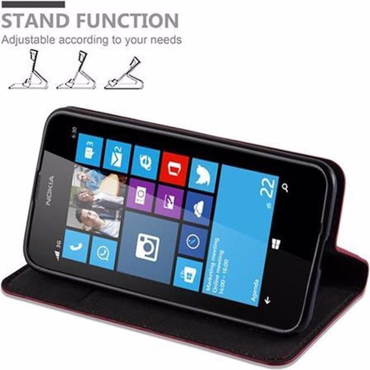 Actual product image Cadorabo Book Invisible Magnet Cover (Nokia Lumia 630)