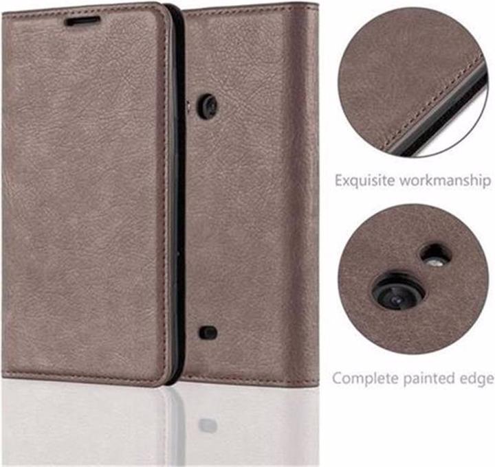 Actual product image Cadorabo Book Invisible Magnet Cover (Nokia Lumia 625)