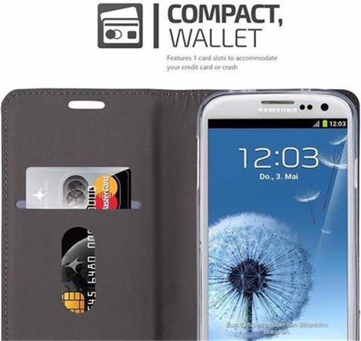 Produktbild Cadorabo Book Jeans Optik Cover (Samsung Galaxy S4)