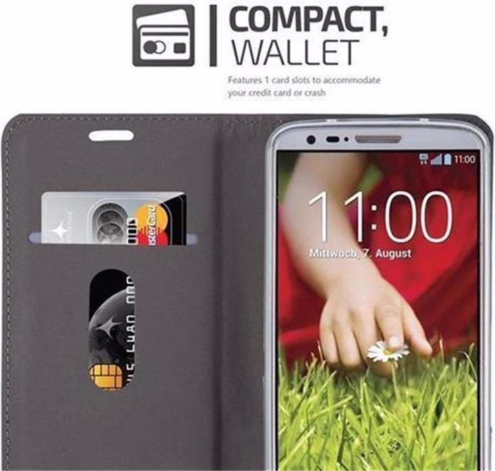 Produktbild Cadorabo Book Jeans Optik Cover (LG G2)
