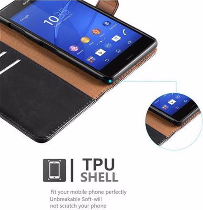 Actual product image Cadorabo Book Luxury Cover (Sony Xperia Z3)