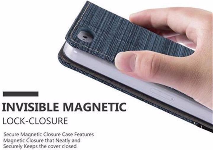 Produktbild Cadorabo Book Jeans Optik Cover (Apple iPhone 5c)