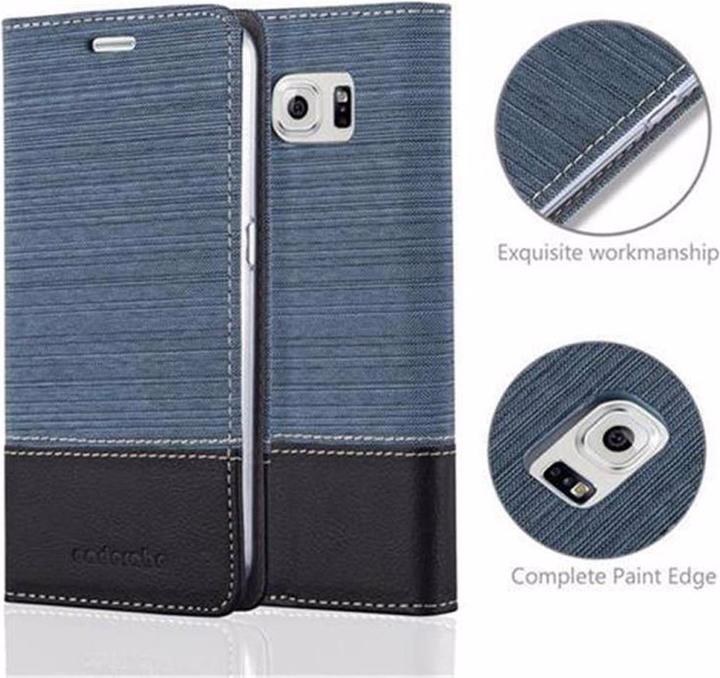 Actual product image Cadorabo Book Jeans Optics Cover (Samsung Galaxy S6)