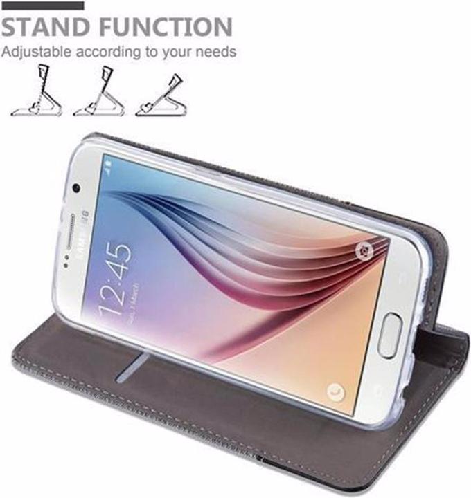 Produktbild Cadorabo Book Jeans Optik Cover (Samsung Galaxy S6)