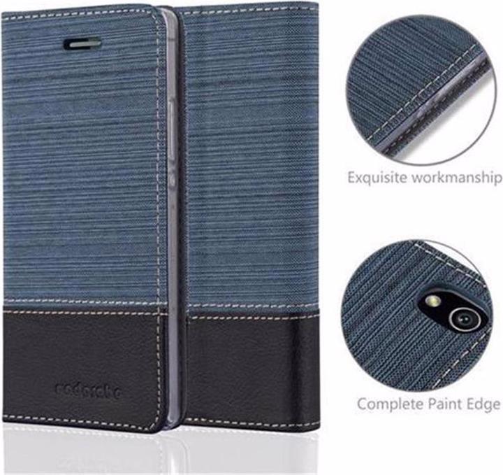 Actual product image Cadorabo Book Jeans Optics Cover (Huawei Ascend P7)