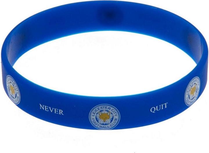 Leicester City FC Silikonarmband Wappen (100% synthetisches Material)