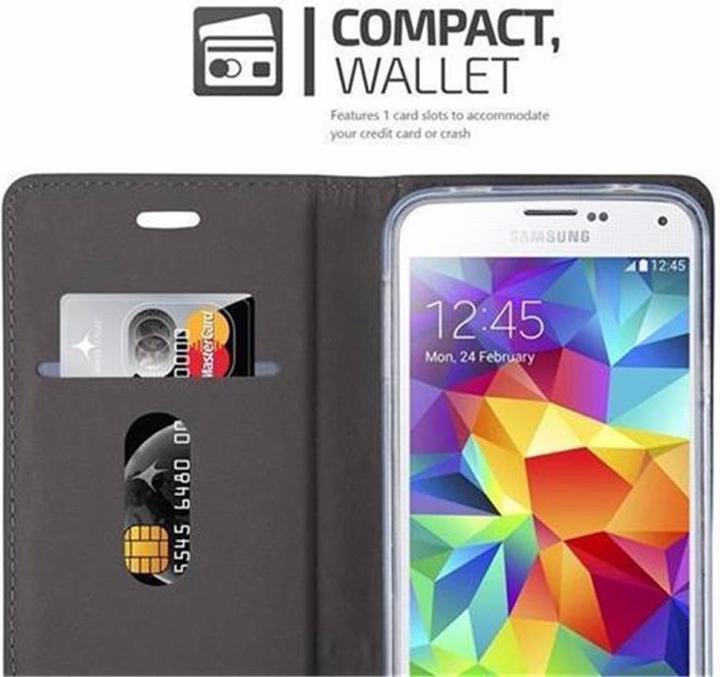Produktbild Cadorabo Book Jeans Optik Cover (Samsung Galaxy S5, Samsung Galaxy S5 Neo)