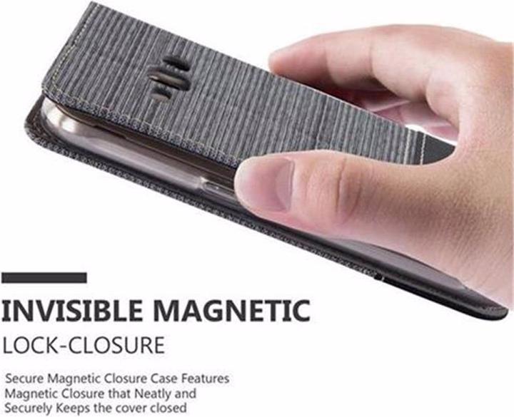 Produktbild Cadorabo Book Jeans Optik Cover (Samsung Galaxy J1 (2016))