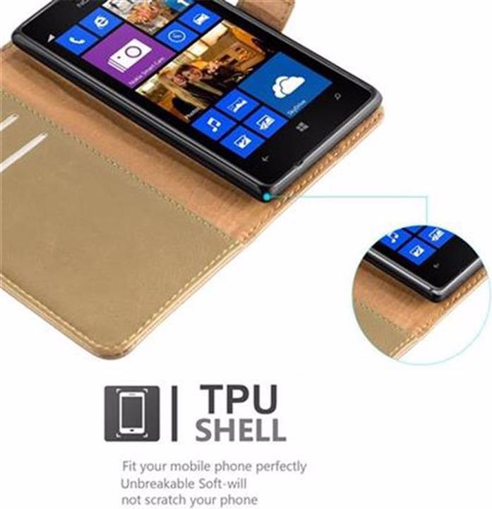 Produktbild Cadorabo Book Luxury Cover (Nokia Lumia 925)