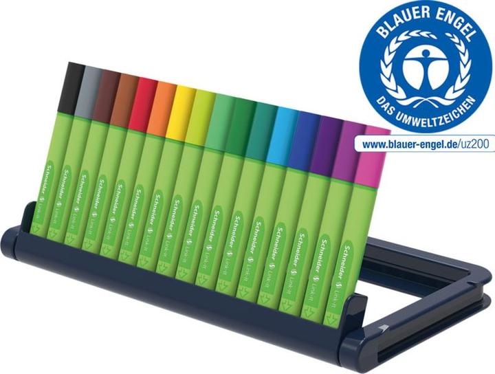 Produktbild Schneider Fineliner Link-It - Etui à 16 Stk. (Mehrfarbig, 16 x)