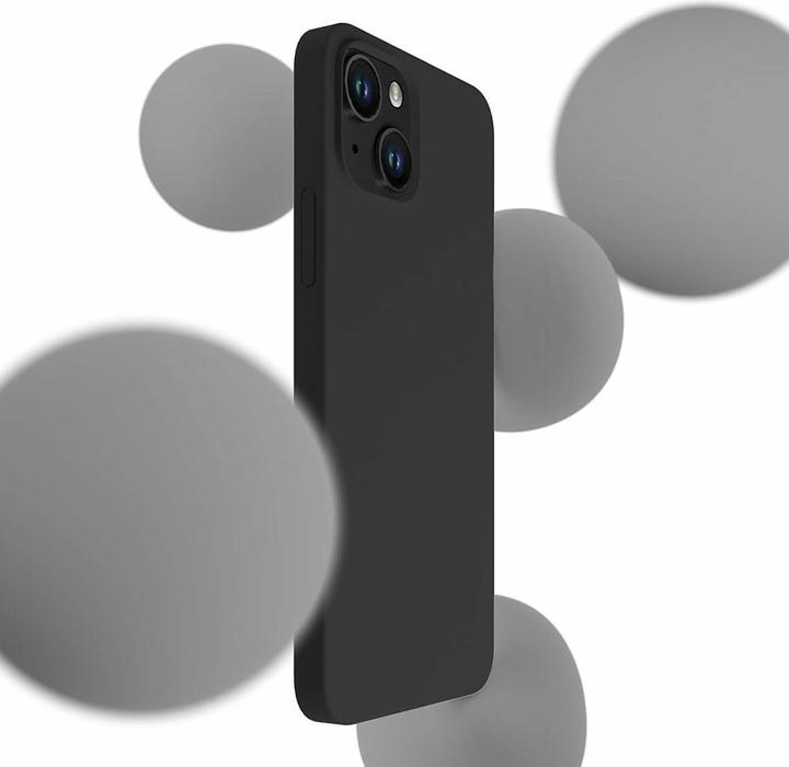 Produktbild 3MK iPhone 14 Hülle aus der Silicone Case Serie - Schwarz (Apple iPhone 14)