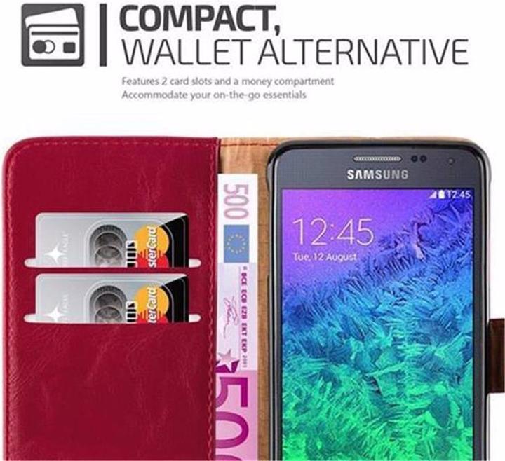 Produktbild Cadorabo Book Luxury Cover (Samsung Galaxy Alpha)