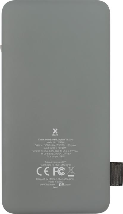 Immagine prodotto Xtorm XB301 Apollo (15000 mAh, 18 W, 55.50 Wh)