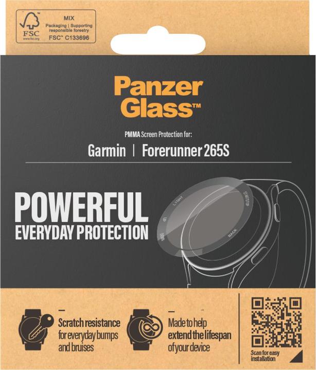 Produktbild PanzerGlass Watch Screen Protector Glass (Garmin Forerunner 265S)