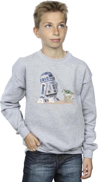 Produktbild Star Wars The Mandalorian R2D2 And Grogu Sweatshirt Jungen (128)