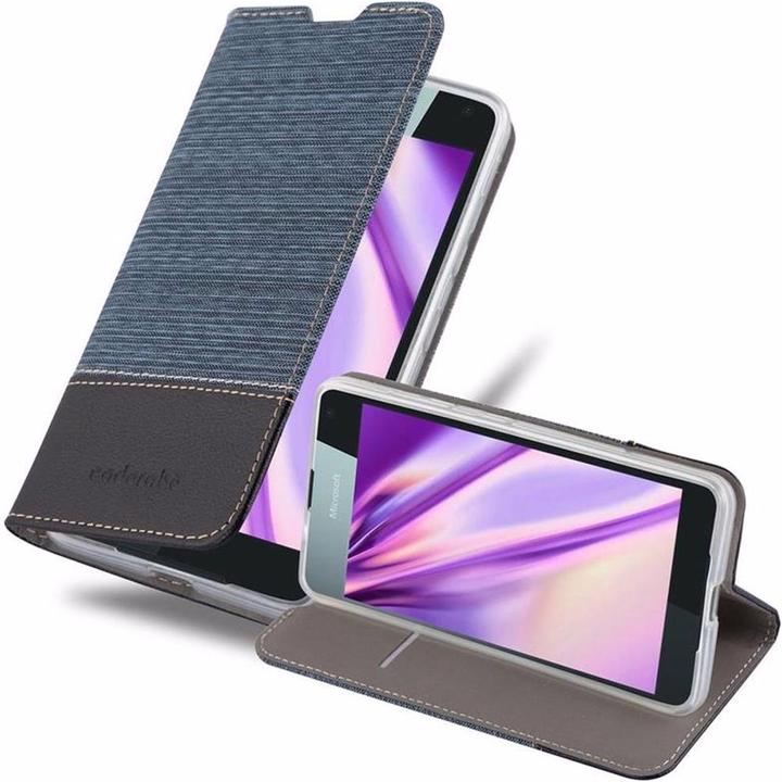 Produktbild Cadorabo Book Jeans Optik Cover (Microsoft Lumia 650)