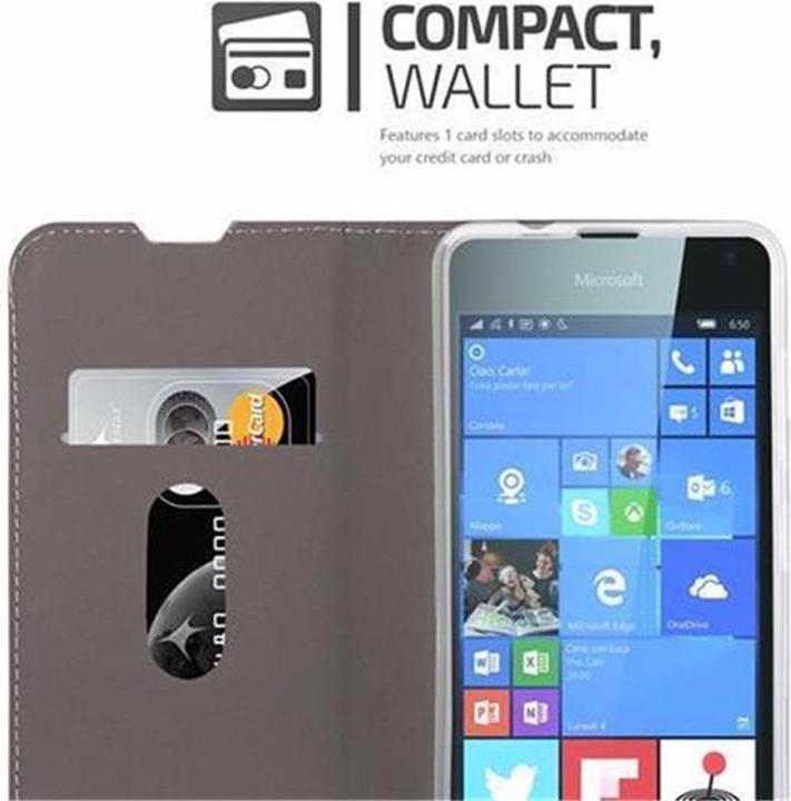 Produktbild Cadorabo Book Jeans Optik Cover (Microsoft Lumia 650)