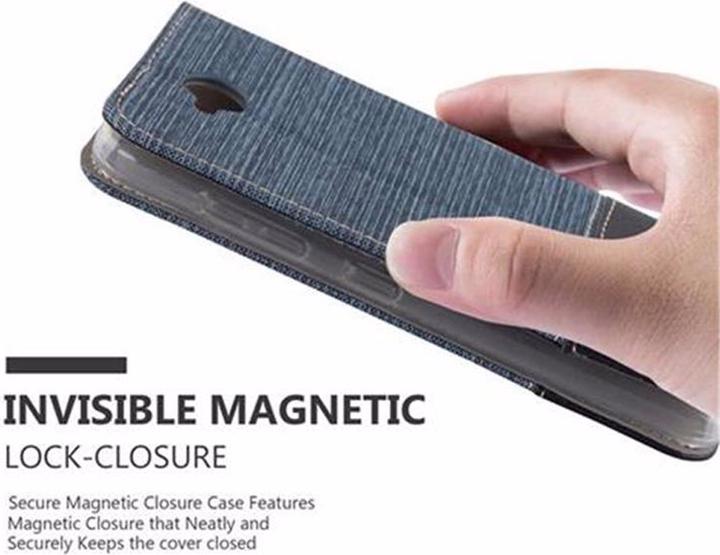 Produktbild Cadorabo Book Jeans Optik Cover (Microsoft Lumia 650)