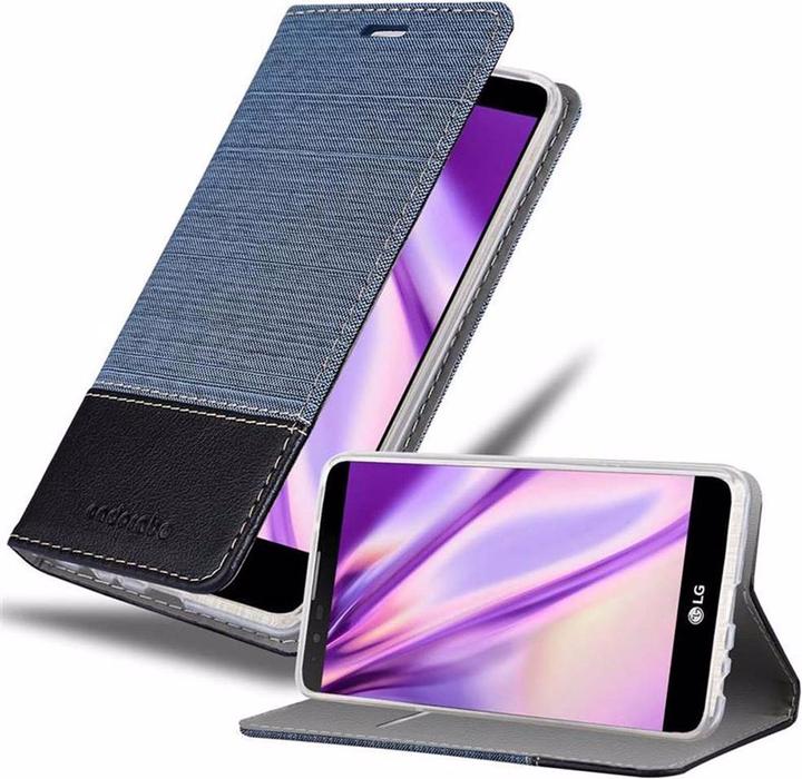 Produktbild Cadorabo Book Jeans Optik Cover (LG Stylus 2)