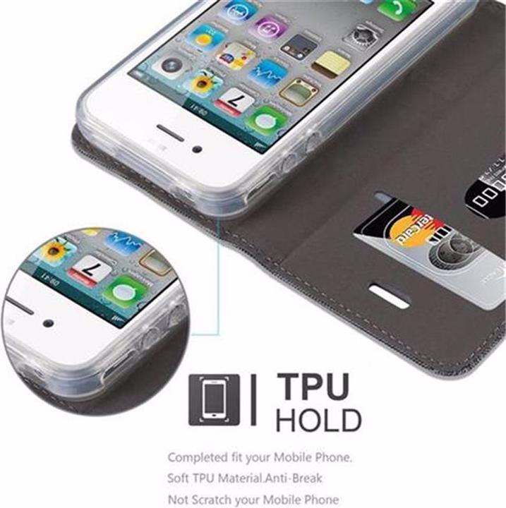 Actual product image Cadorabo Book Jeans Optics Cover (Apple iPhone 4)