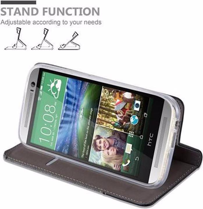 Actual product image Cadorabo Book Jeans Optics Cover (HTC One M8)