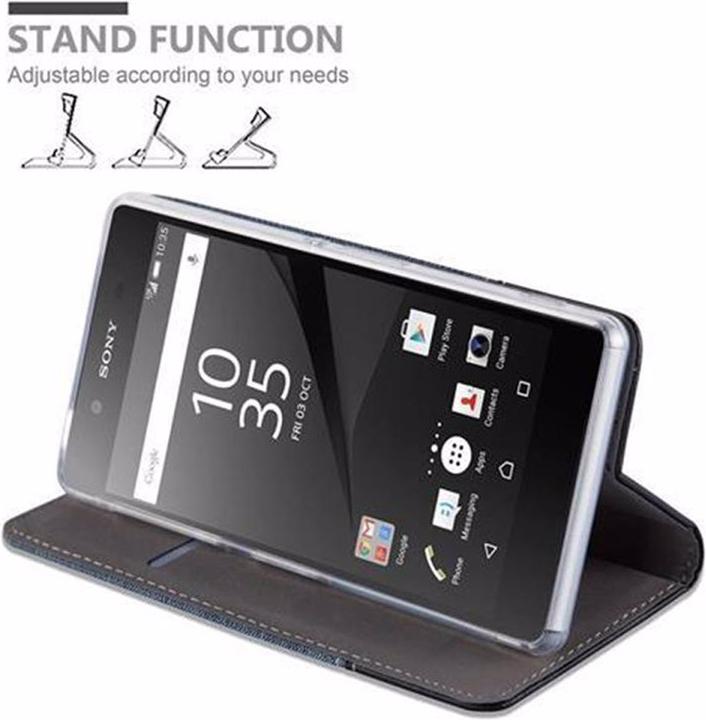 Actual product image Cadorabo Book Jeans Optics Cover (Sony Xperia Z5)