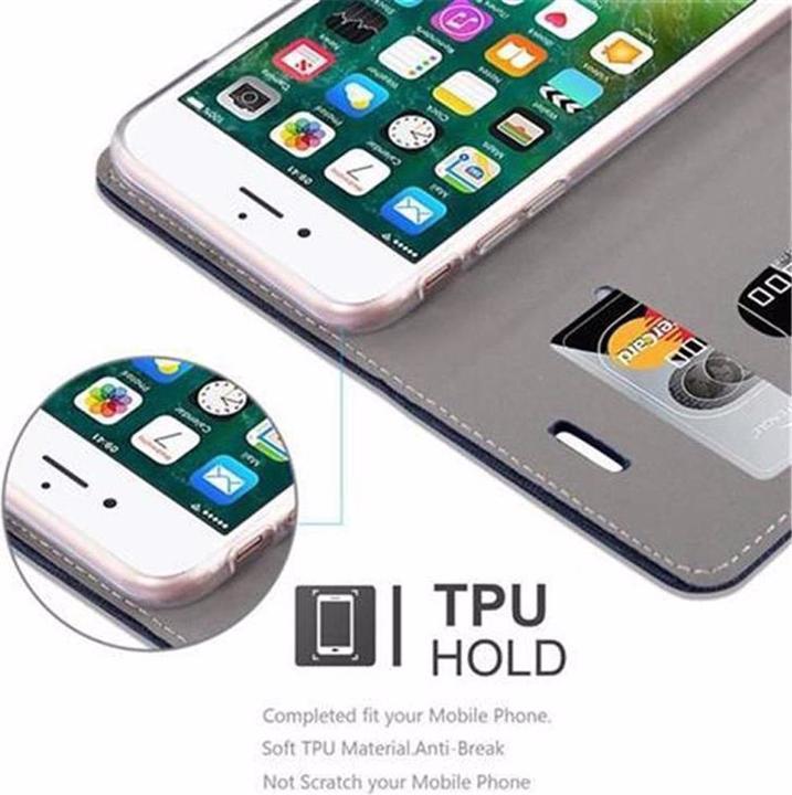 Actual product image Cadorabo Book Jeans Optics Cover (Apple iPhone SE (2nd Gen), Apple iPhone 7)