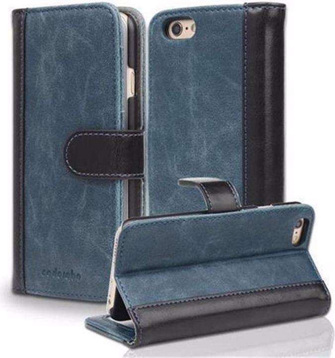 Produktbild Cadorabo Book zweifarbige Streifen Cover (Apple iPhone 6)