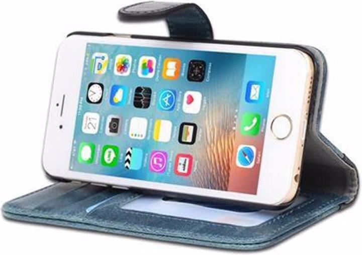 Produktbild Cadorabo Book zweifarbige Streifen Cover (Apple iPhone 6)