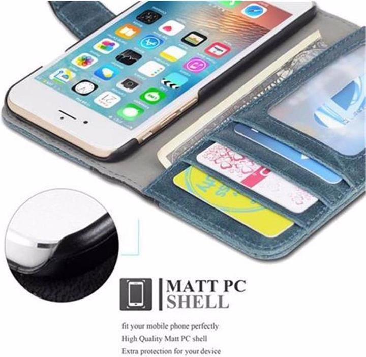 Produktbild Cadorabo Book zweifarbige Streifen Cover (Apple iPhone 6)