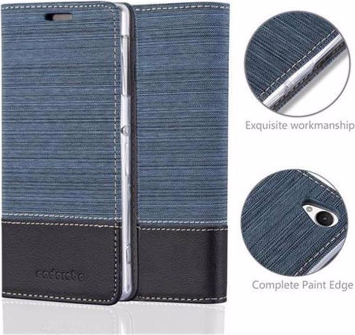 Actual product image Cadorabo Book Jeans Optics Cover (Sony Xperia Z1)