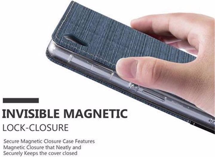 Actual product image Cadorabo Book Jeans Optics Cover (Sony Xperia Z1)
