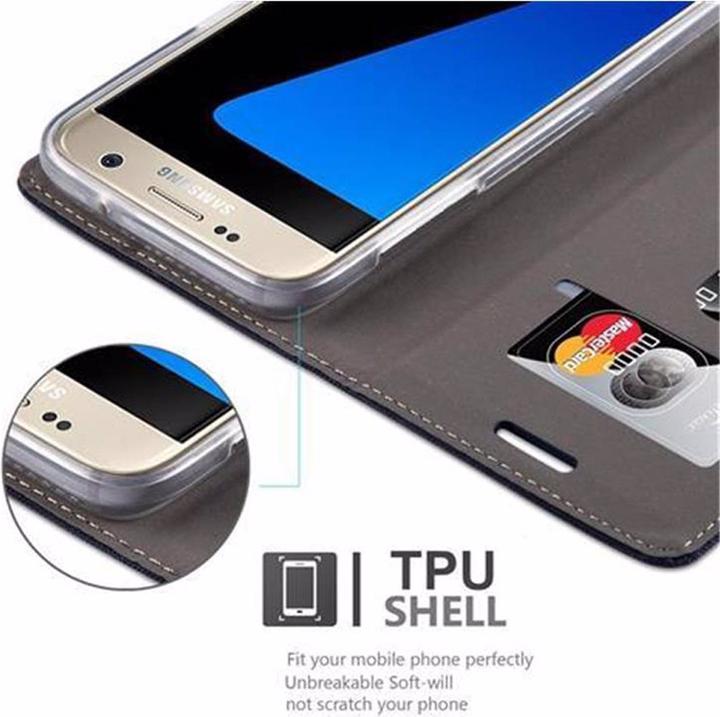 Image du produit Cadorabo Couverture look jeans Book (Samsung Galaxy S7)