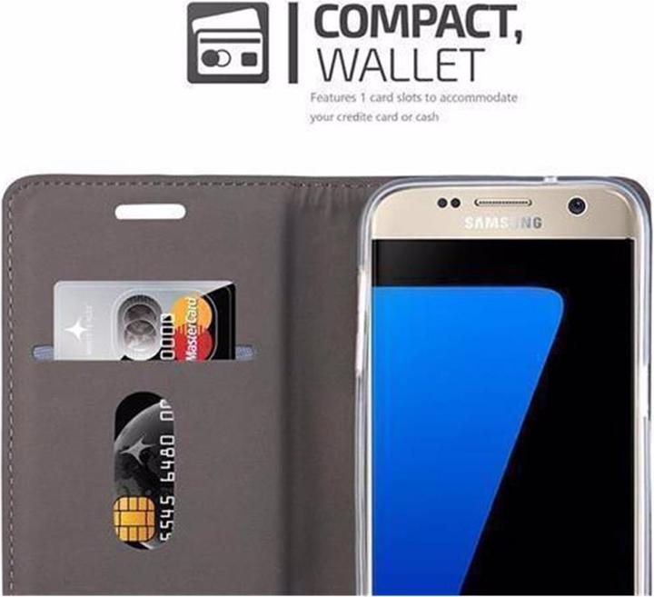 Produktbild Cadorabo Book Jeans Optik Cover (Samsung Galaxy S7)