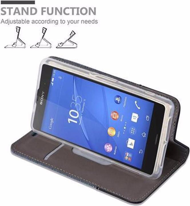 Produktbild Cadorabo Book Jeans Optik Cover (Sony Xperia Z2 Compact)