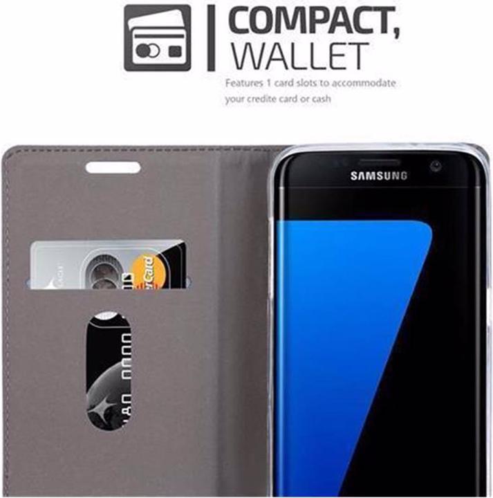 Actual product image Cadorabo Book Jeans Optics Cover (Samsung Galaxy S7 Edge)