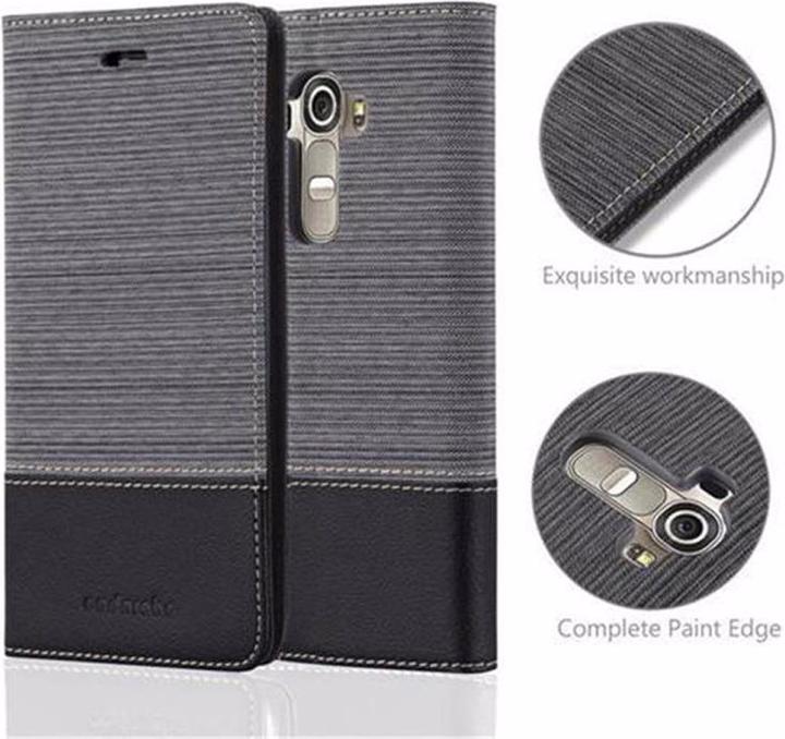 Produktbild Cadorabo Book Jeans Optik Cover (LG G4, Motorola Moto G4 Plus)