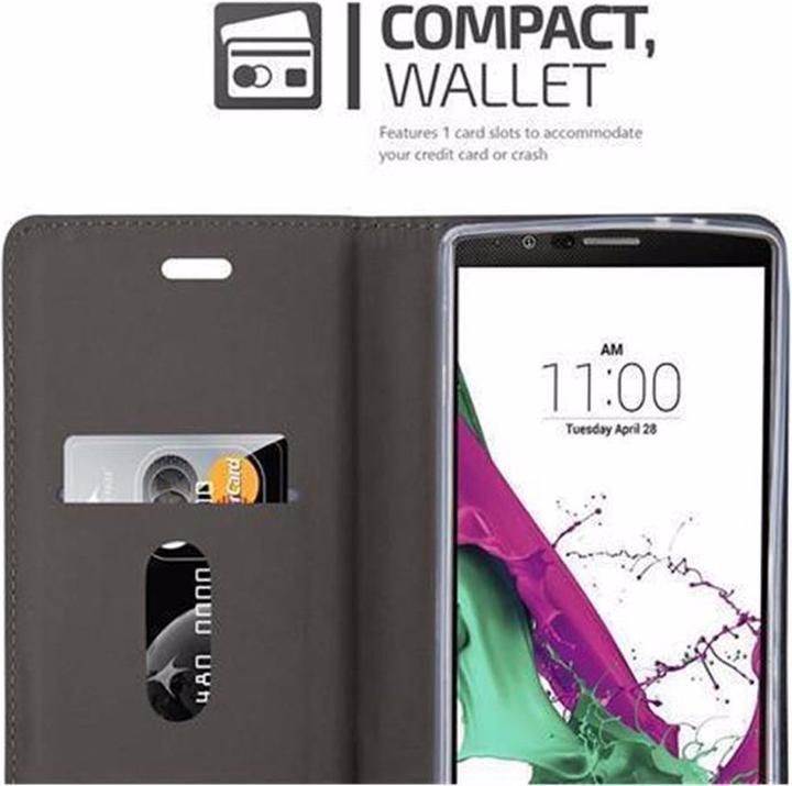 Produktbild Cadorabo Book Jeans Optik Cover (LG G4, Motorola Moto G4 Plus)