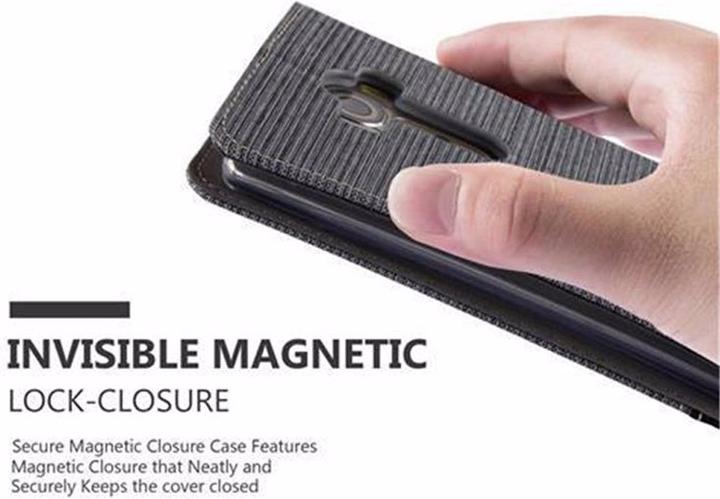 Produktbild Cadorabo Book Jeans Optik Cover (LG G4, Motorola Moto G4 Plus)