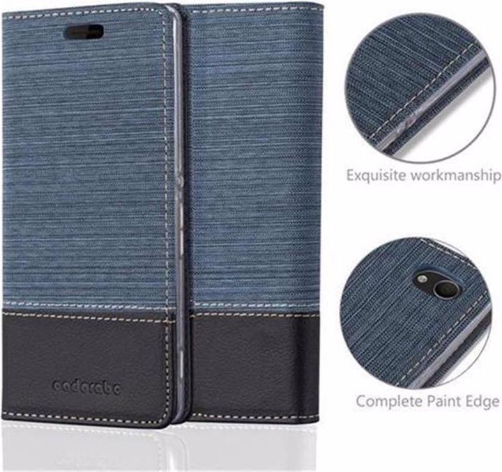 Produktbild Cadorabo Book Jeans Optik Cover (Sony Xperia M4 Aqua)