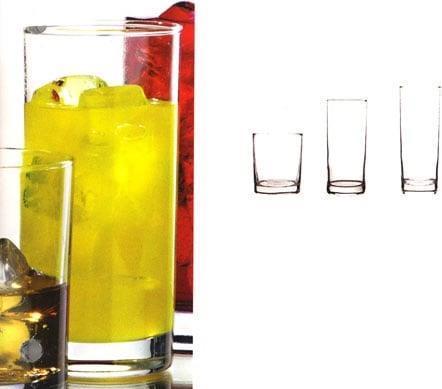 LAV SET OF GLASSES LBR320F 6 PCS.