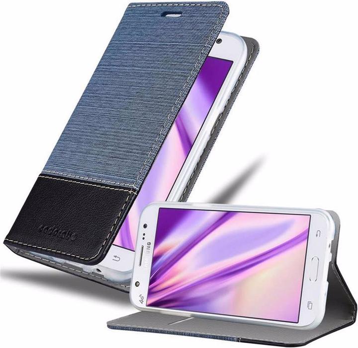 Produktbild Cadorabo Book Jeans Optik Cover (Samsung Galaxy J5 (2015))