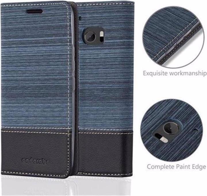 Actual product image Cadorabo Book Jeans Optics Cover (HTC One 10)