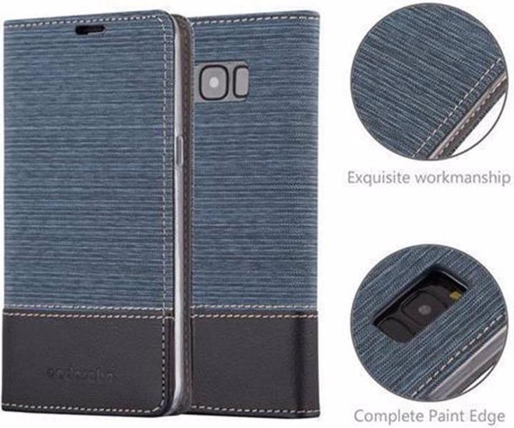 Produktbild Cadorabo Book Jeans Optik Cover (Samsung Galaxy S8+)