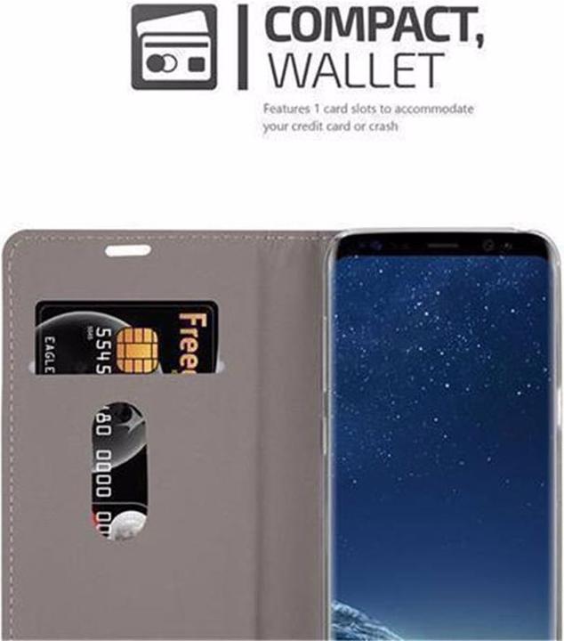 Produktbild Cadorabo Book Jeans Optik Cover (Samsung Galaxy S8+)