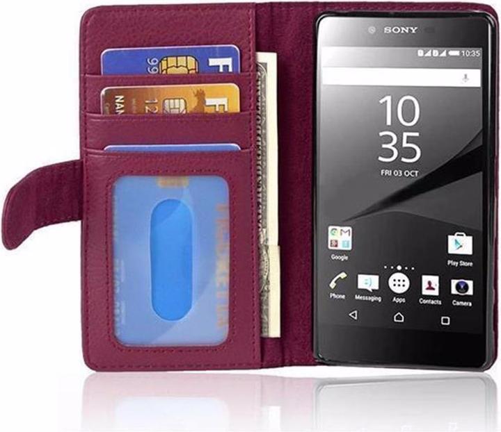 Image du produit Cadorabo Book avec 3 pochettes pour cartes Couverture (Sony Xperia Z5)