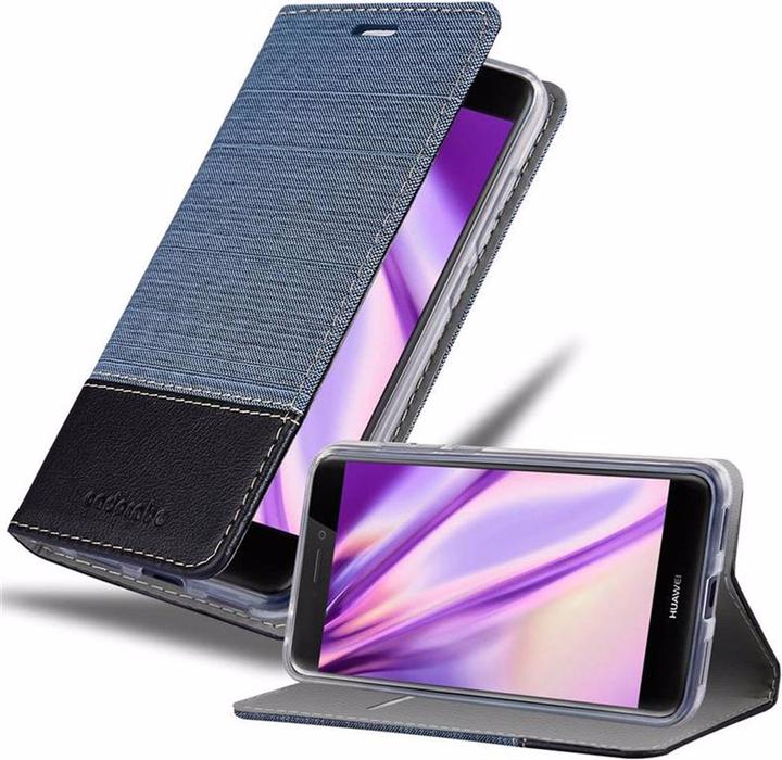Produktbild Cadorabo Book Jeans Optik Cover (Huawei P8 Lite (2017))