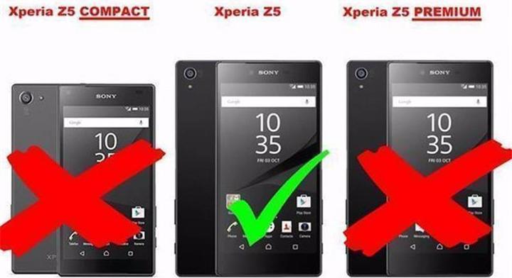 Image du produit Cadorabo Flip avec couverture structurée (Sony Xperia Z5)