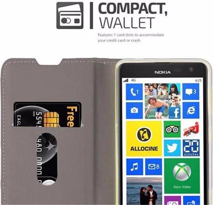 Produktbild Cadorabo Book Jeans Optik Cover (Nokia Lumia 625)